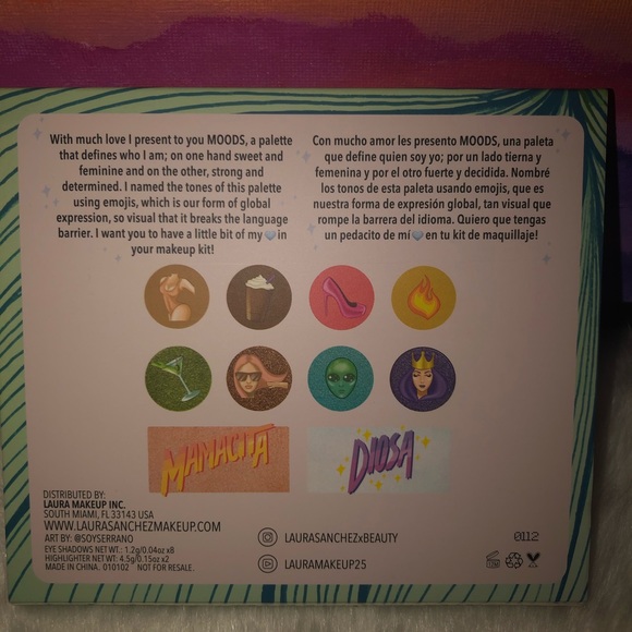 LAURA MAKEUP Moods Eyeshadow Highlighter palette - Picture 8 of 10